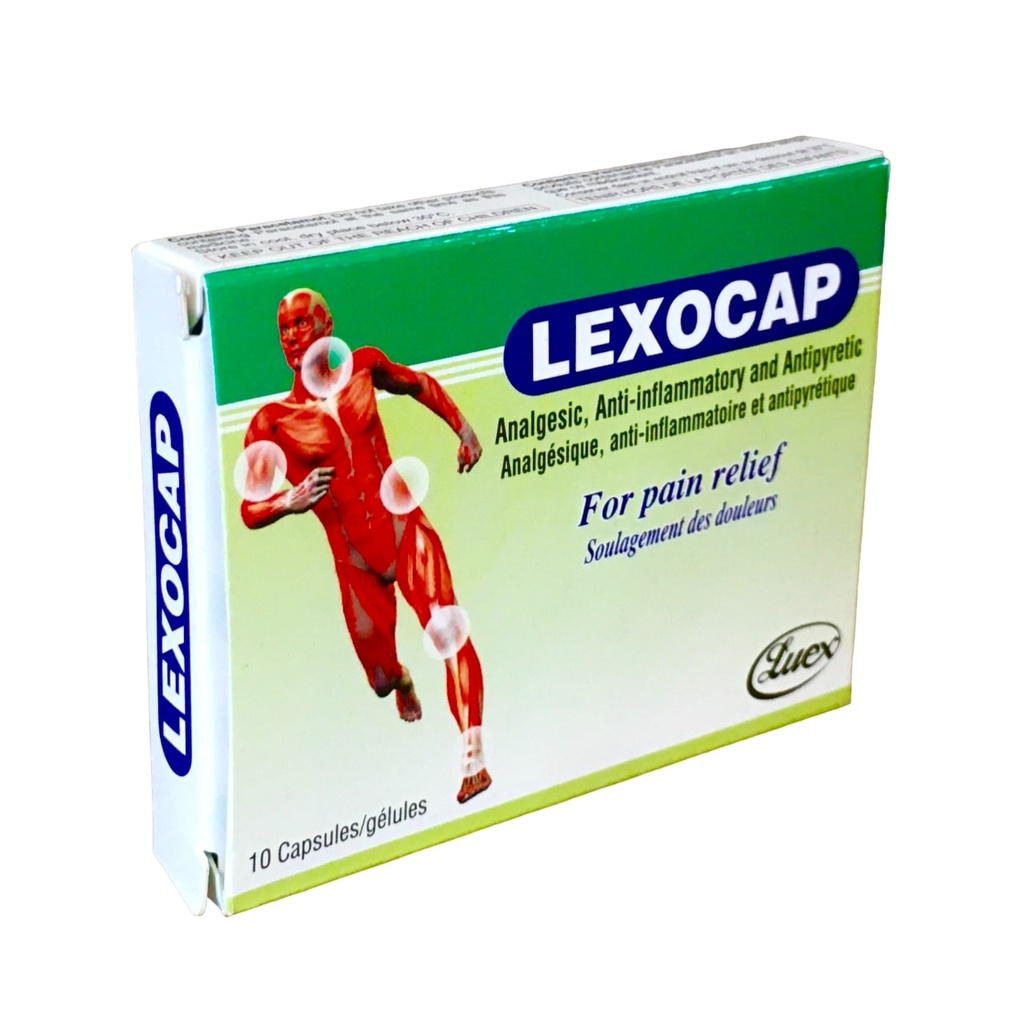 LEXOCAP CAPSULES 20X1X10'S
