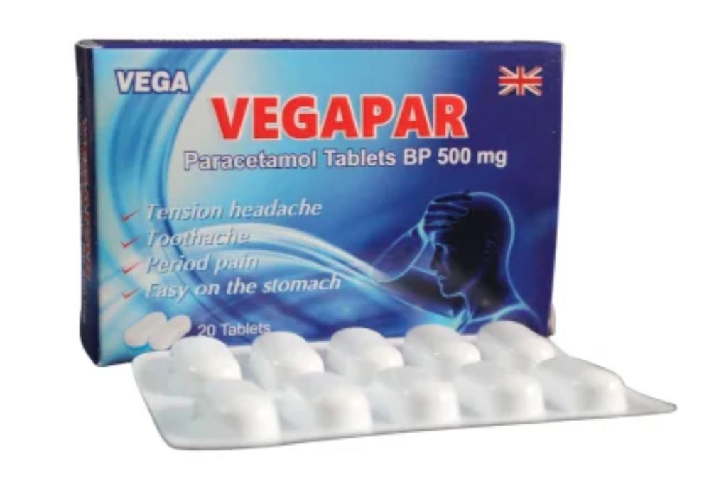 [PNC_VGA-171] Paracetamol  500Mg Tab 20'S Vega Uk
