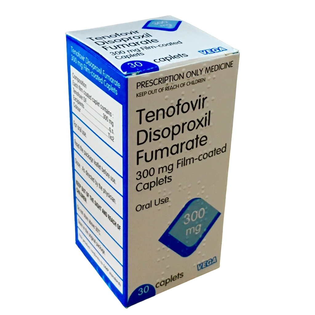 [PNC_VGA-200] TENOFOVIR DISOPROXIL FUMARATE 300MG CAPLETS 30S VEGA UK