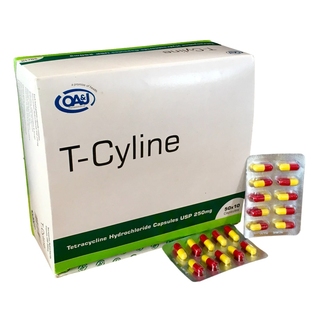 [OAJ-87] TETRACYCLINE CAP 250MG (OA&J) 500's