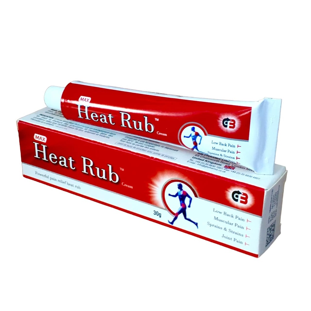 MAX HEAT RUB CREAM 30GM
