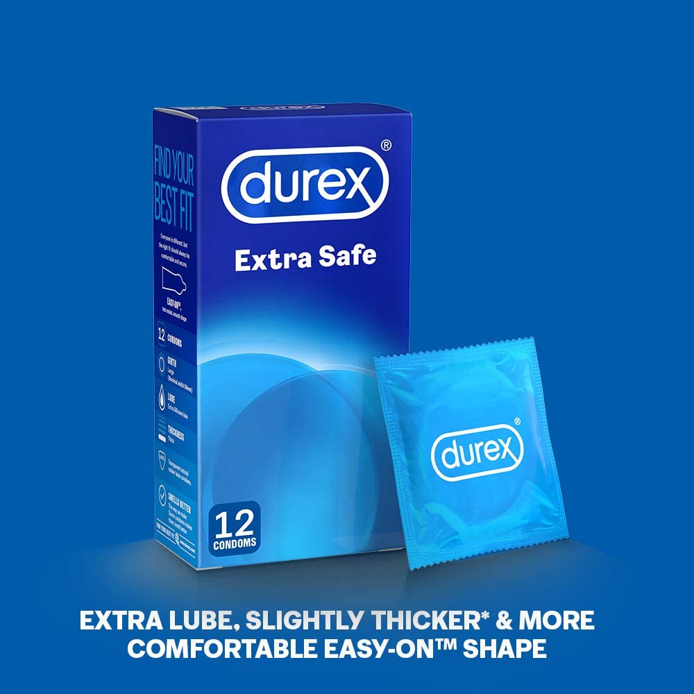 DUREX EXTRA SAFE 12' CONDOMS