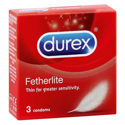 DUREX FETHERLITE 3' CONDOMS