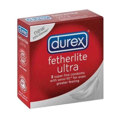 DUREX FETHERLITE ULTRA 3' CONDOMS