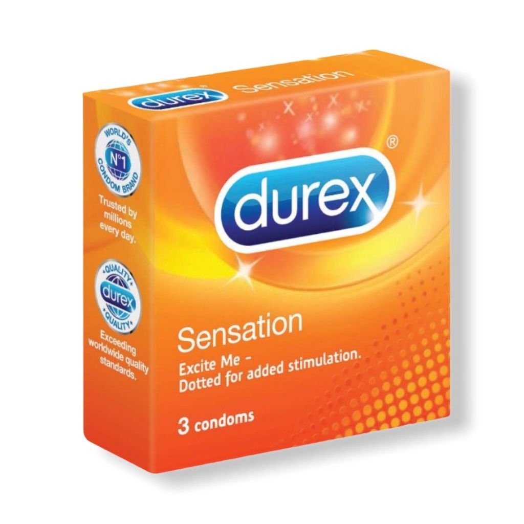 DUREX SENSATION 3' CONDOMS