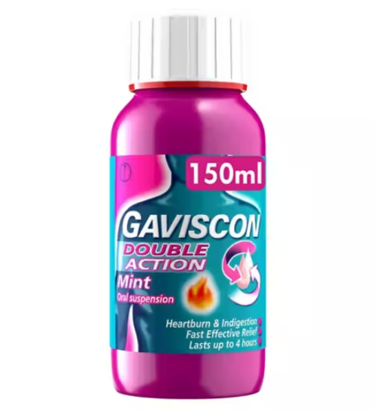 [ECL_RCK-09] GAVISCON DOUBLE ACTION SYR 150ML