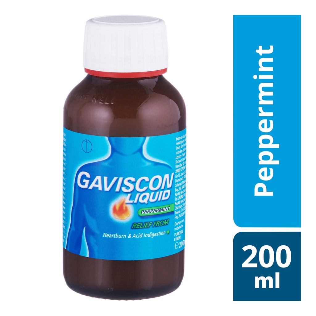 GAVISCON PEPPERMINT LIQUID 200ML