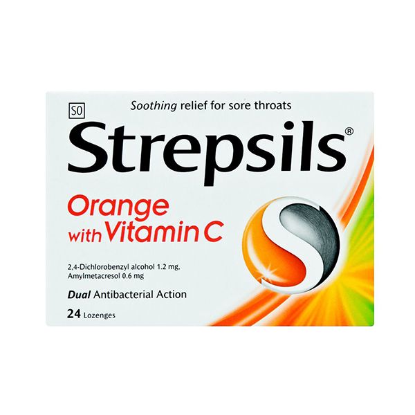 [ECL_RCK-15] STREPSILS LOZENGES 24' (Vitamin C)