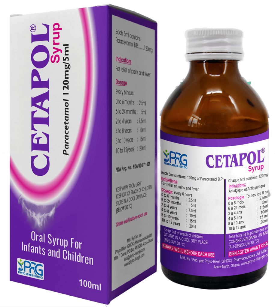 [PRK-02] Cetapol  Syr 125Mg/5Ml 100Ml (Paracetamol)