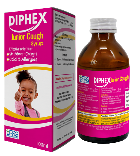 DIPHEX INFANT COUGH SYR 100ML