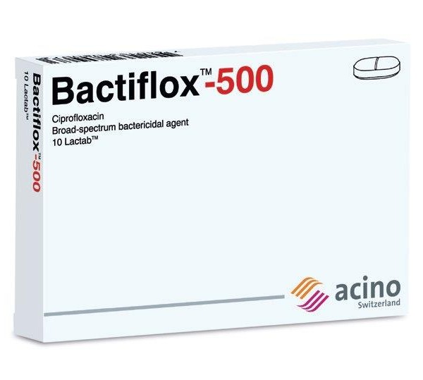 BACTIFLOX 500MG 10'S