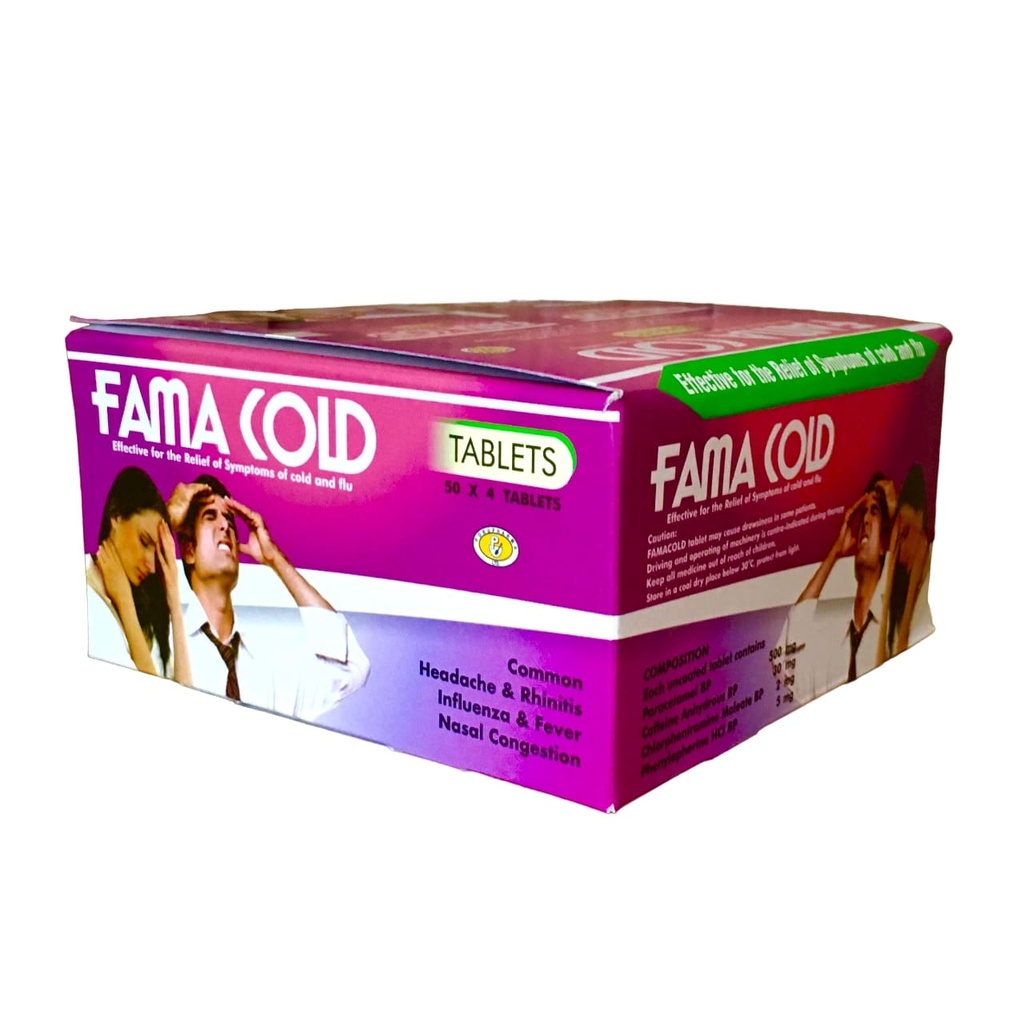 FAMACOLD TAB 50'S
