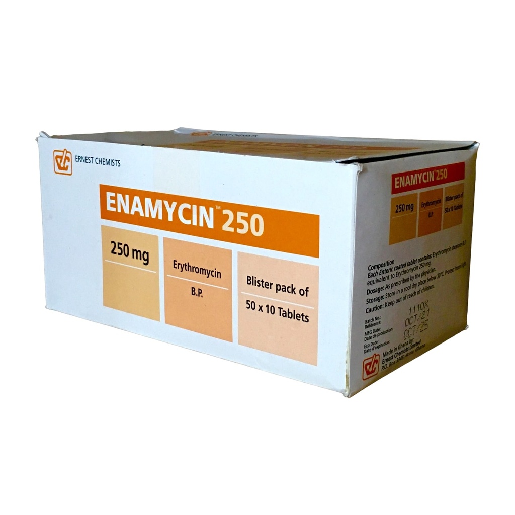 ENAMYCIN TABLETS 250MG 500's