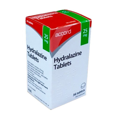 HYDRALAZINE HCL 25MG 56'S
