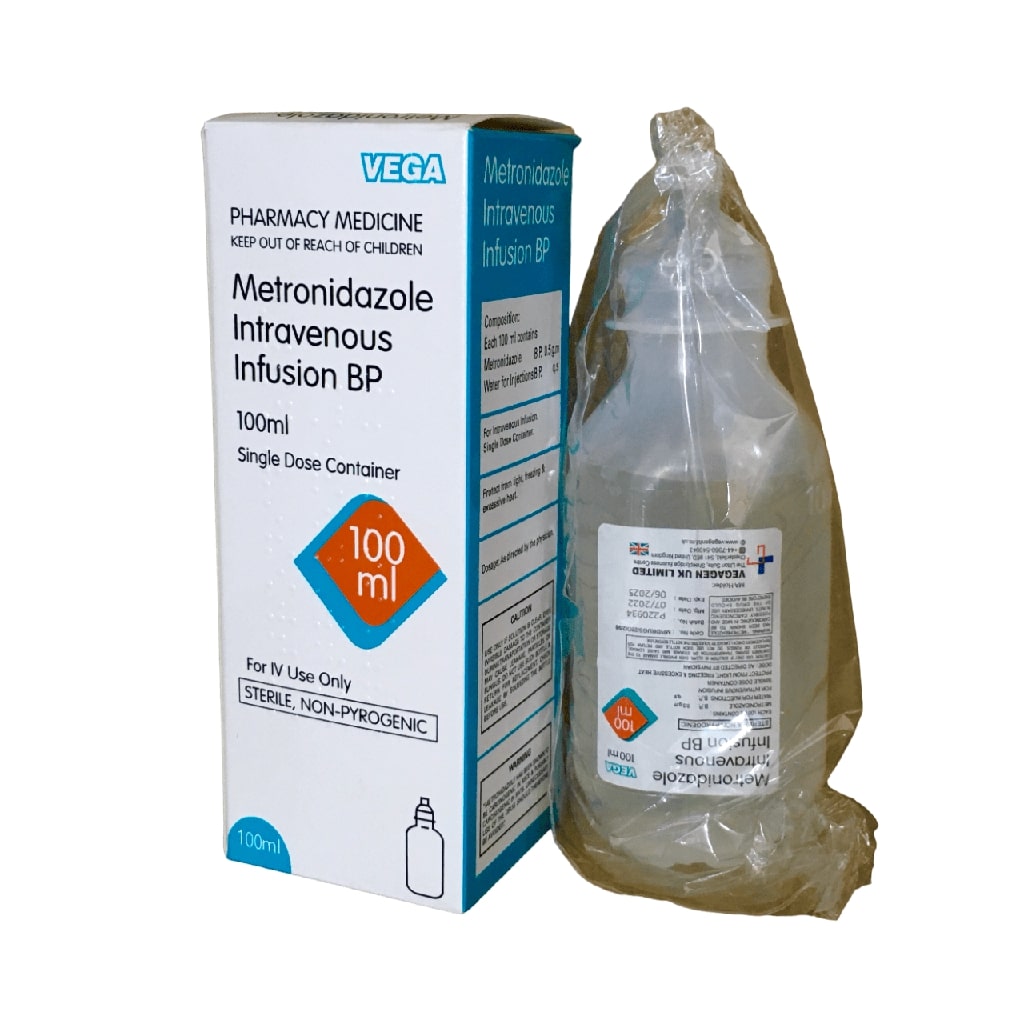 METRONIDAZOLE INFUSION 100ML VEGA UK