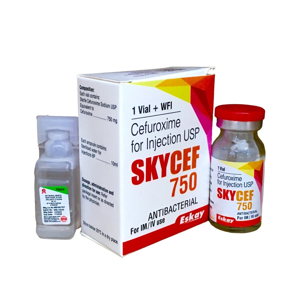 Skycef 750Mg Inj (Cefuroxime)