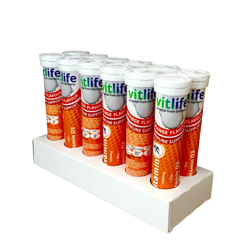 EFF VIT C + D + ZINC +  TABS 1G 10mg 10ug VITLIFE