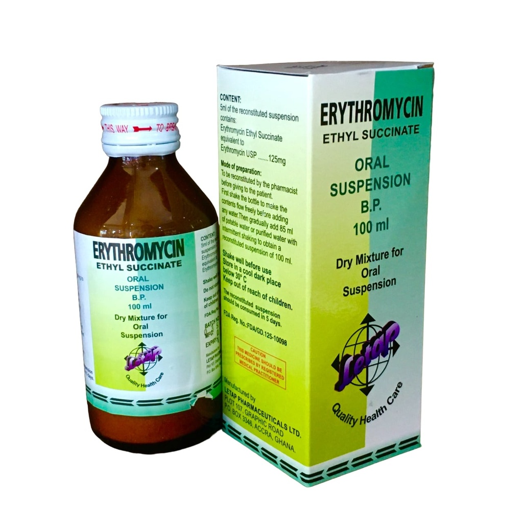 Erythromycin Susp (Letap)
