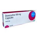 DOXYCYCLINE CAPS 100MG 8' (U.K)