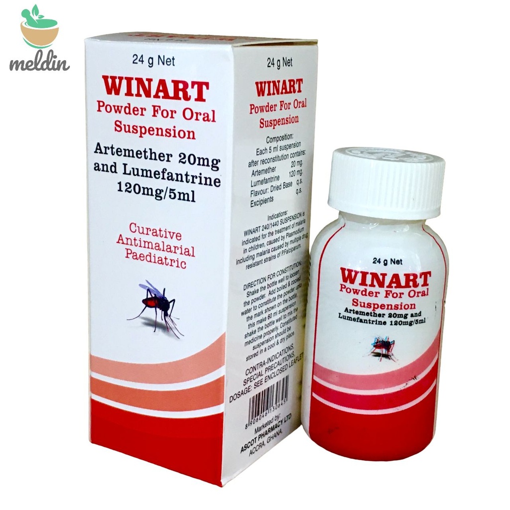 WINART SUSP 60ml (Artemether + Lumefantrine)