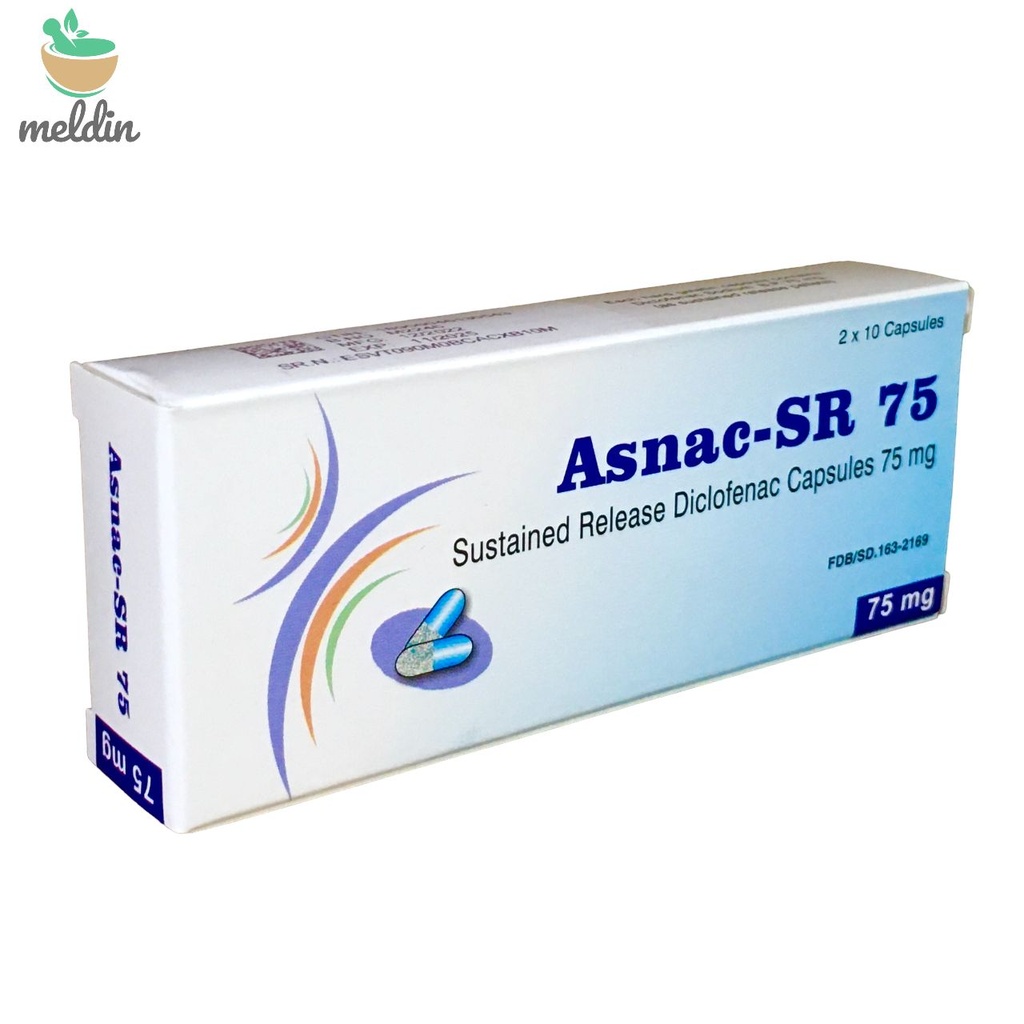 ASNAC SR 75MG (Diclofenac)
