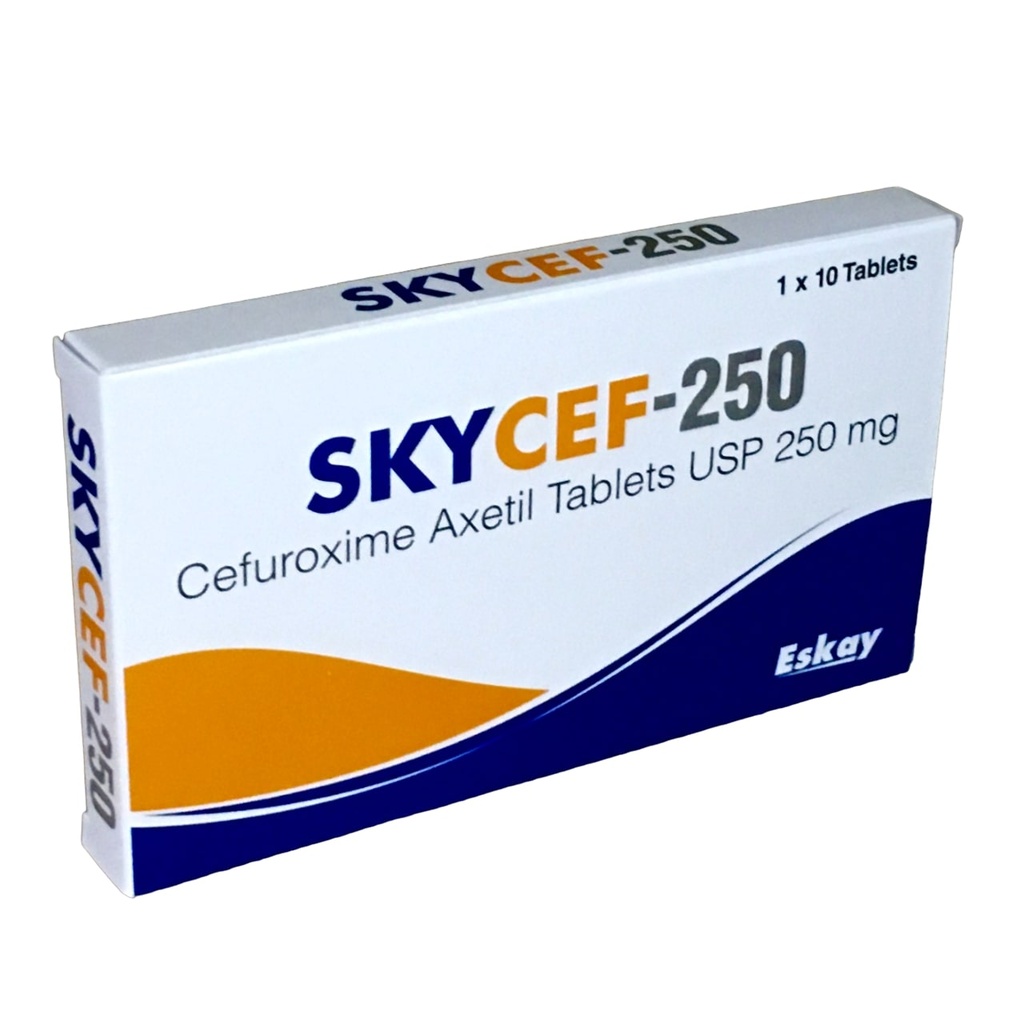 Skycef 250Mg Tab (Cefuroxime)