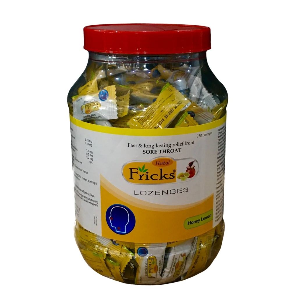 FRICKS LOZ (Honey & Lemon) 250's
