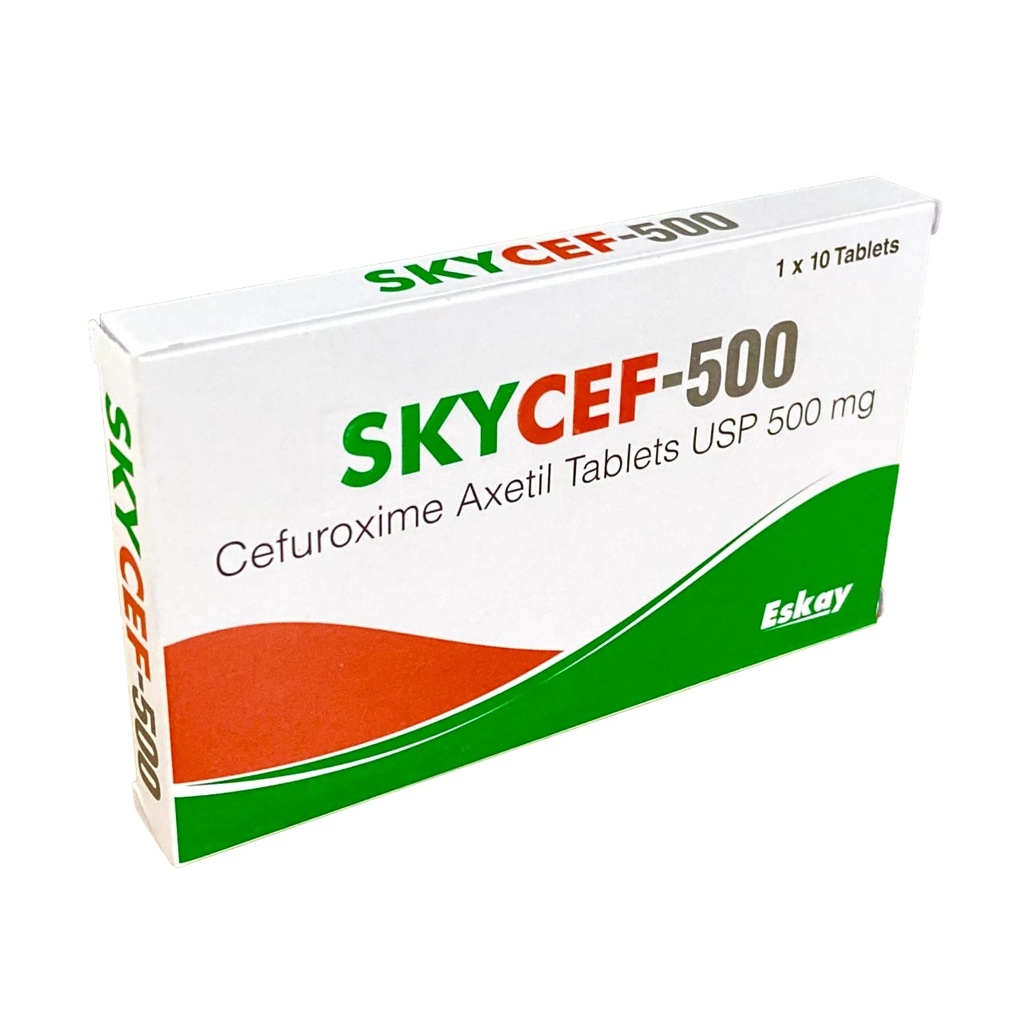 Skycef 500Mg Tab (Cefuroxime)
