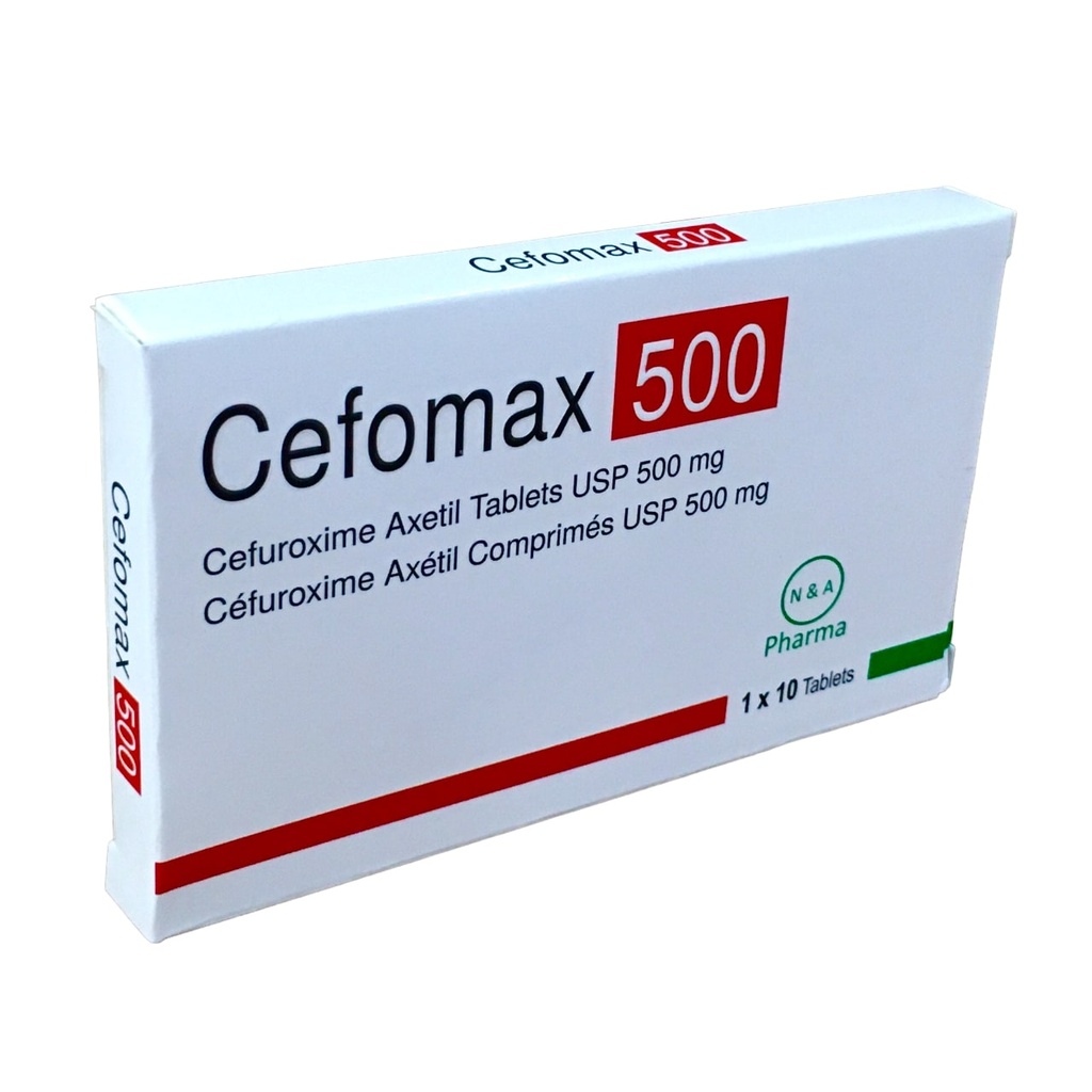 Cefuroxime 500mg 10's(Cefomax)
