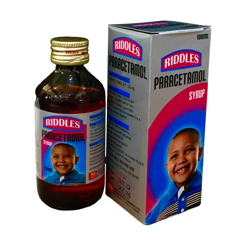 RIDDLES PARACETAMOL SYRUP