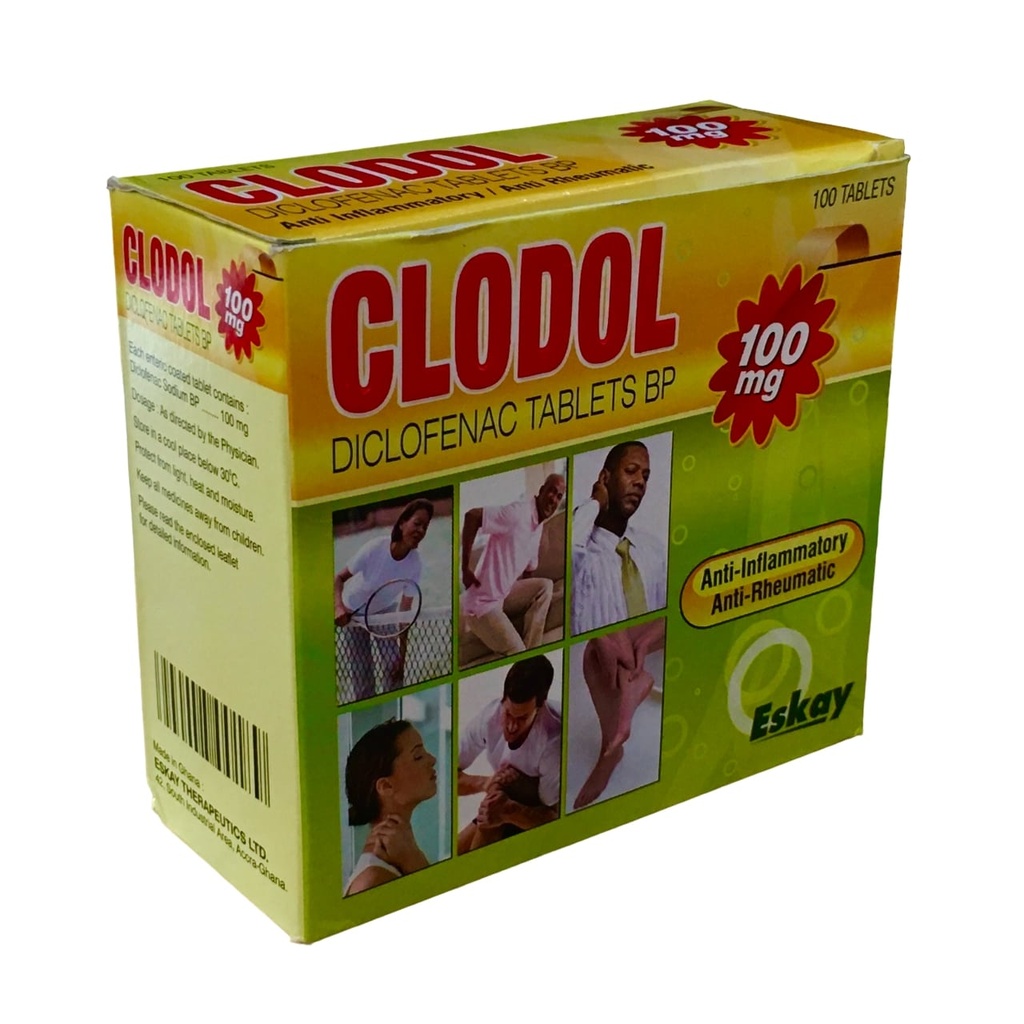 Clodol 100 tab (Diclofenac)