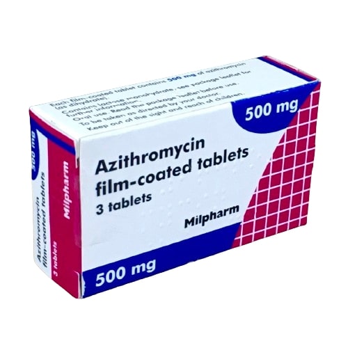 AZITHROMYCIN 500MG 3'S