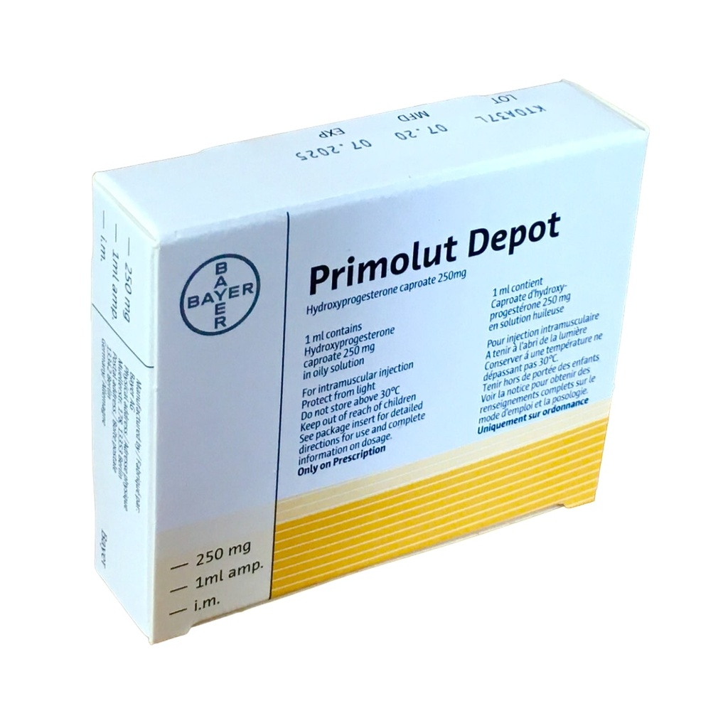 PRIMOLUT DEP 250MG /1ML 