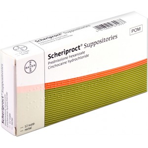 [ECL_BYR-26] Scheriproct® Suppository