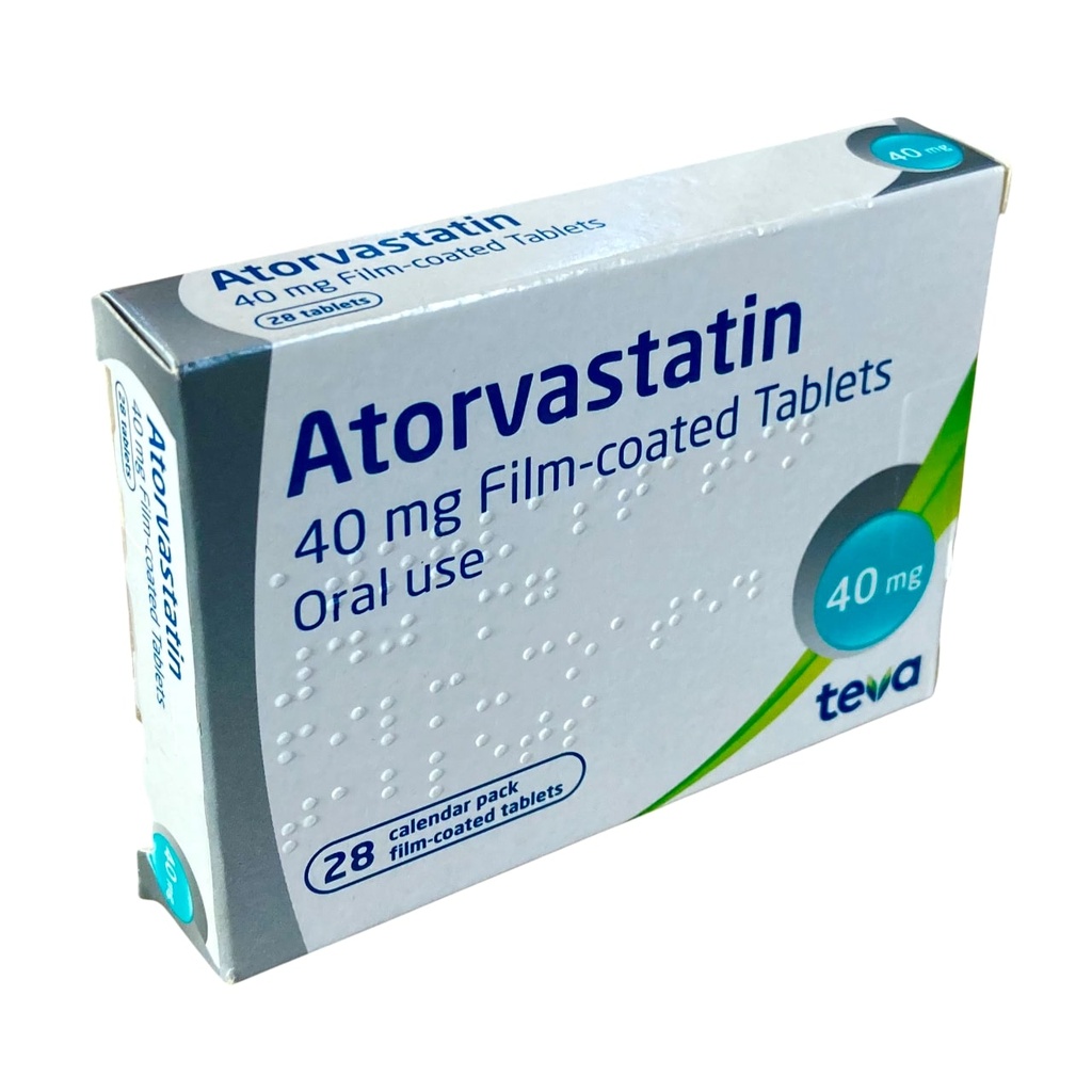 ATORVASTATIN 40MG TABS 28'S TEVA