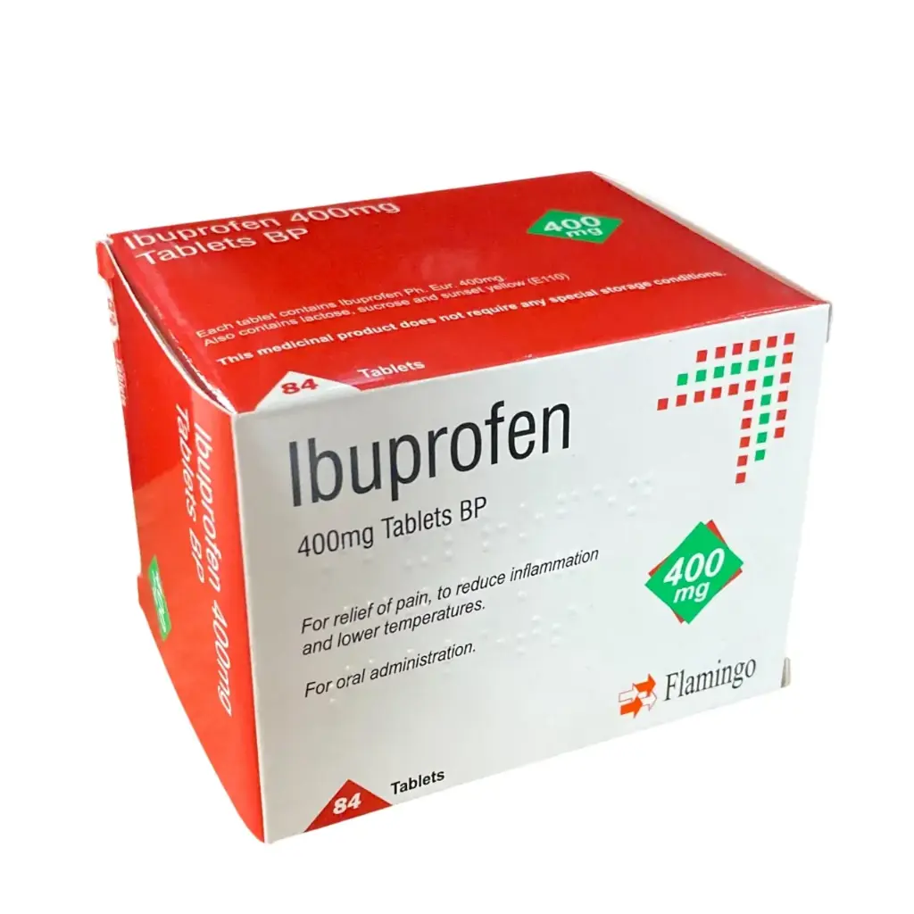 IBUPROFEN TABS 400MG 84'S U.K
