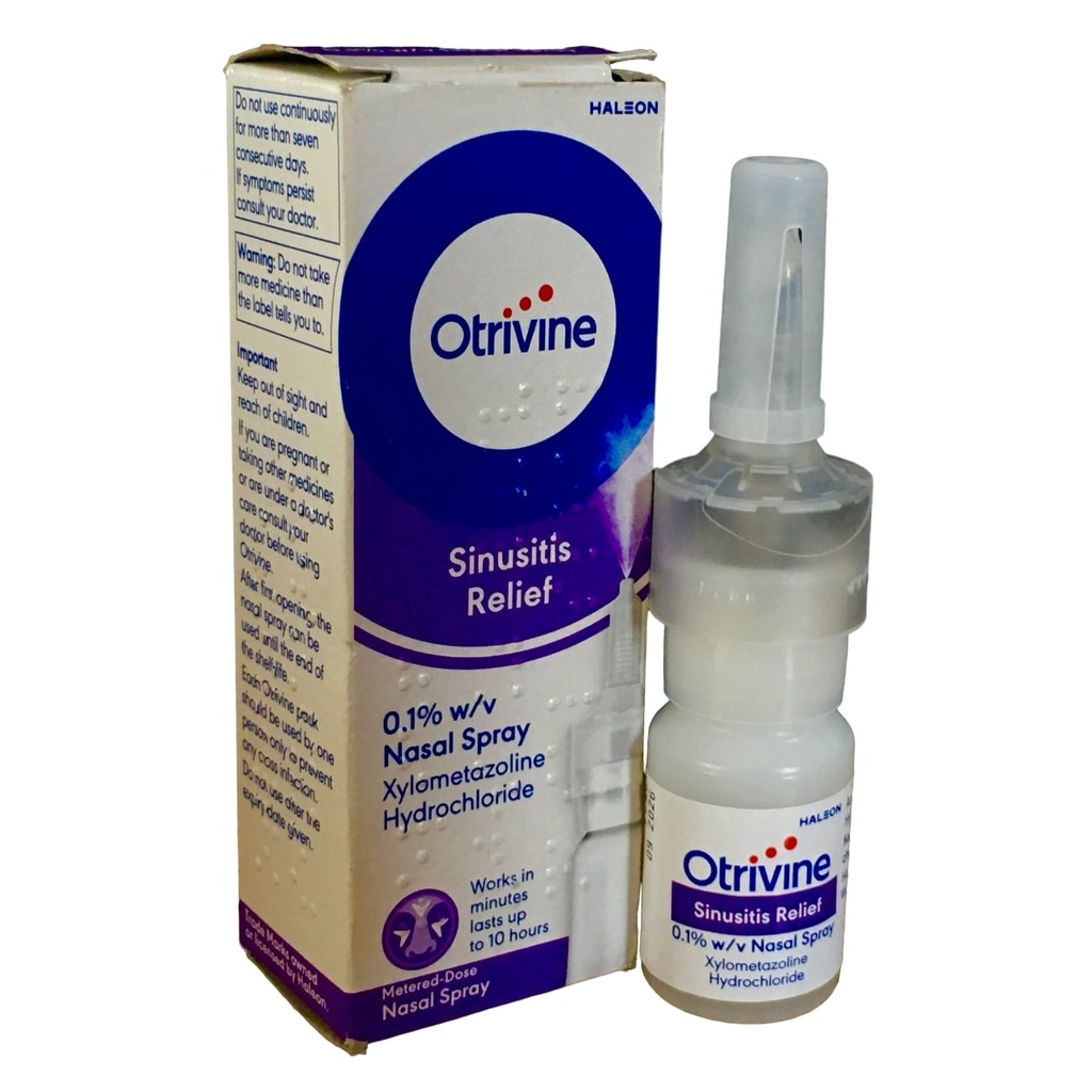 OTRIVIN SINUSITIS RELIEF NASAL SPRAY 10ML