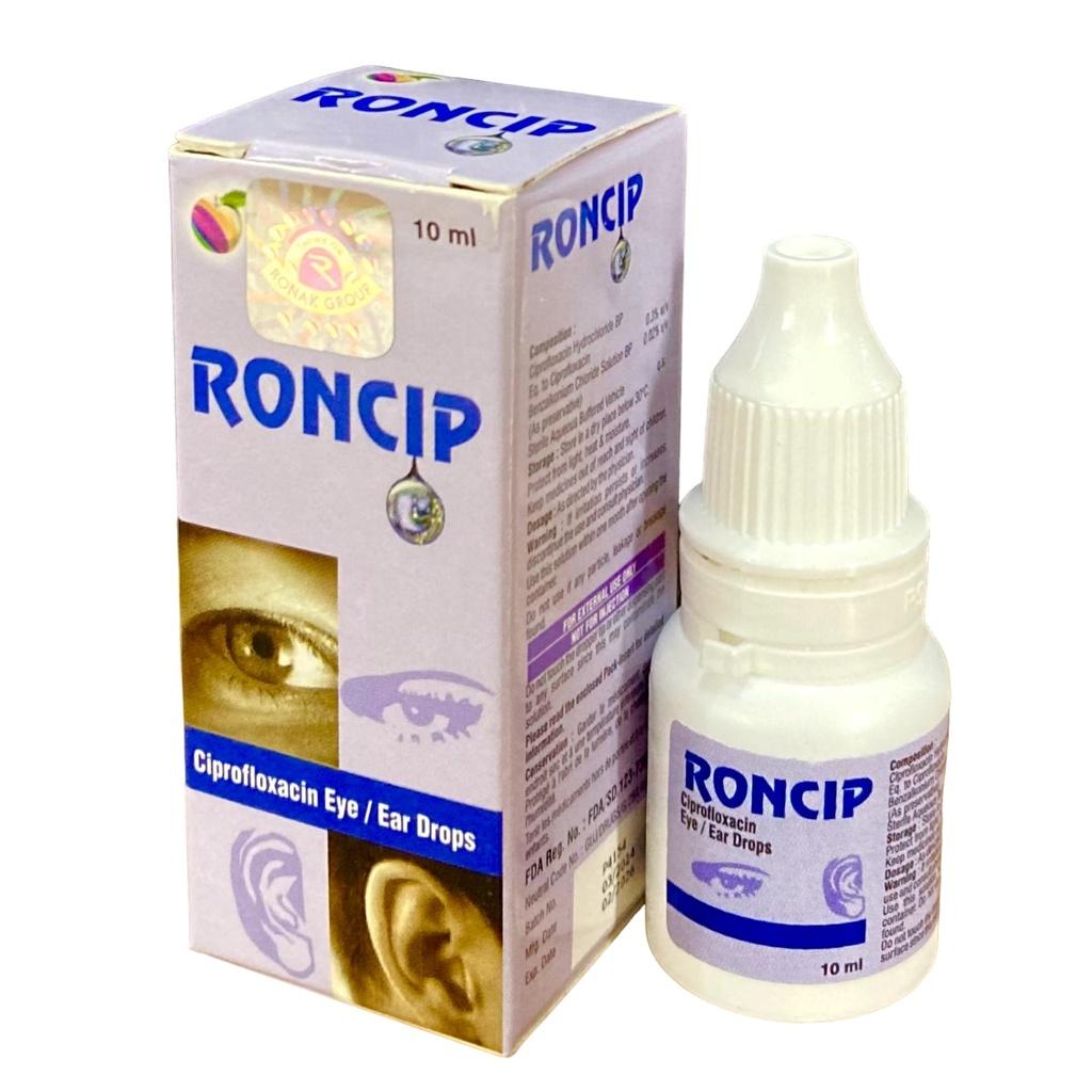 [RXM-79] Roncip Eye/Ear Drop (Ciprofloxacin)