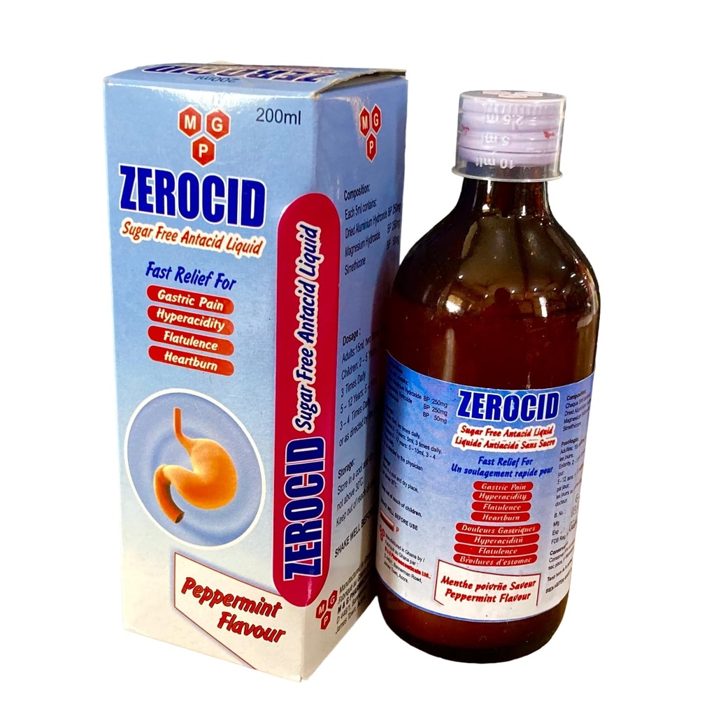 ZEROCID SUSP 200ML