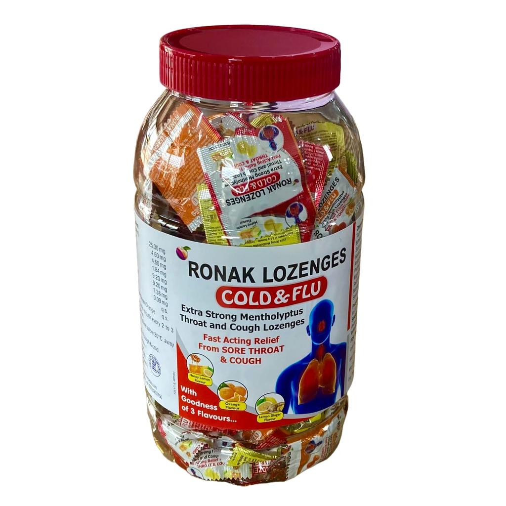 RONAK COLD & FLU LOZENGES 200'S