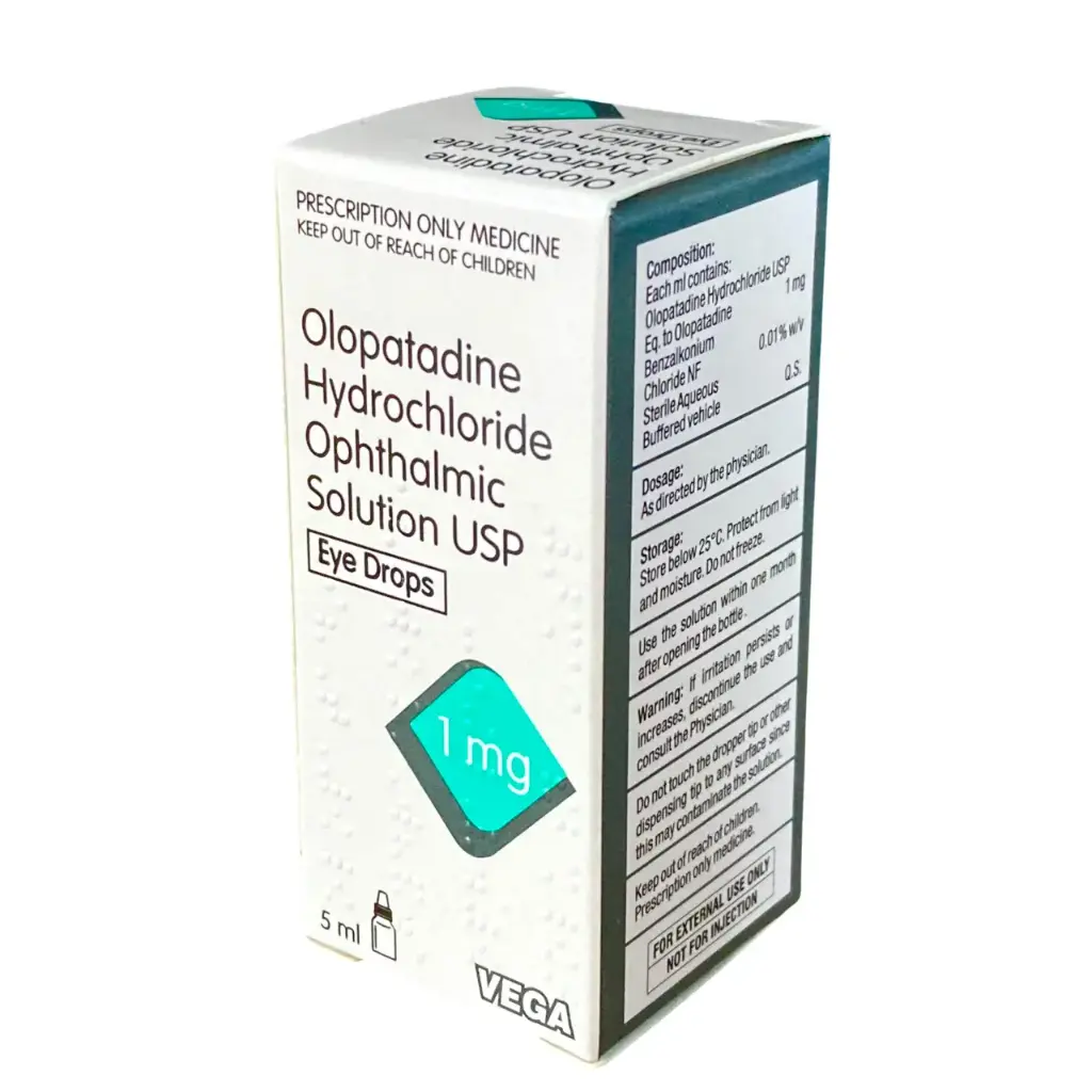 OLOPATADINE 0.1% EYE DROPS 5ML VEGA UK