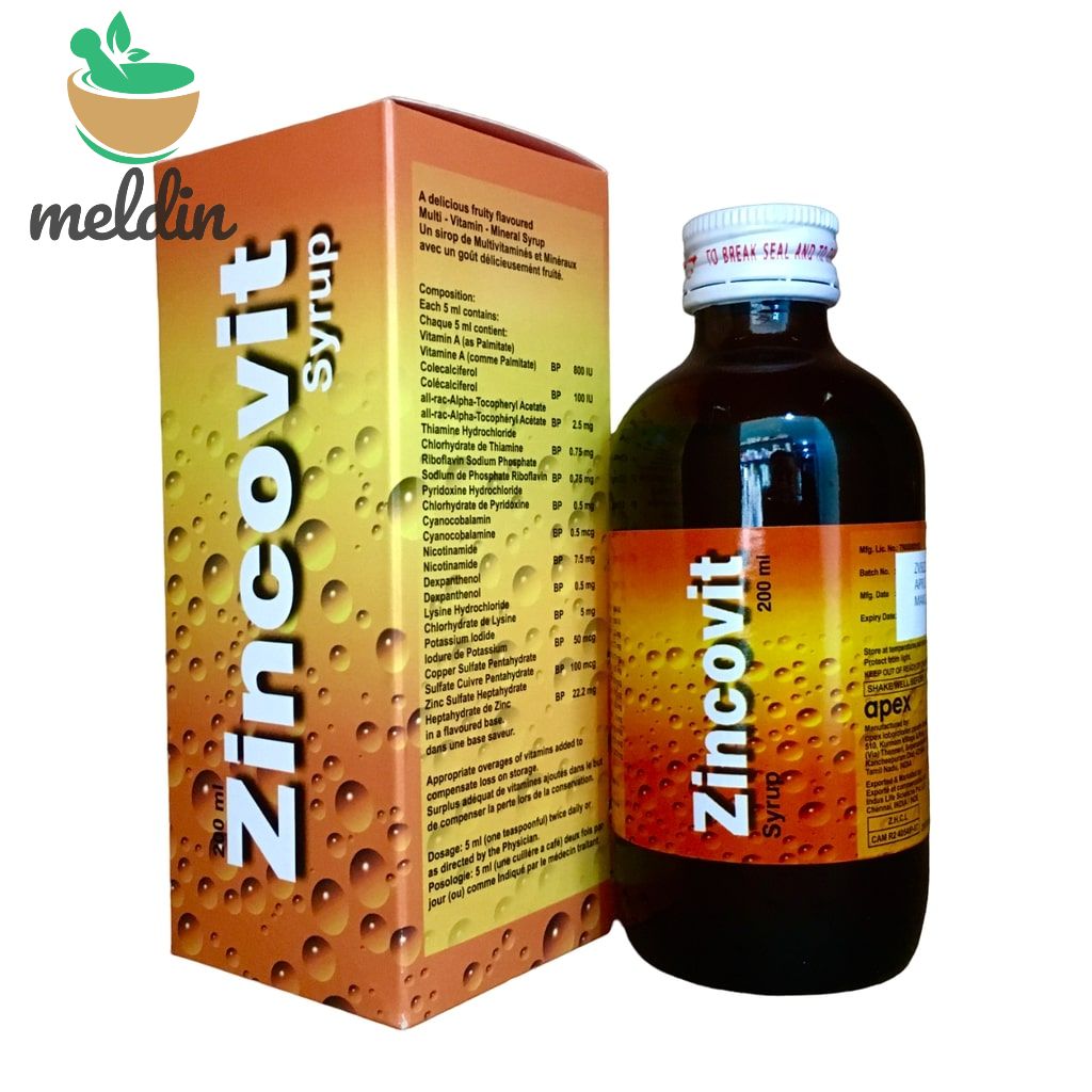 Zincovit Syr 200Ml