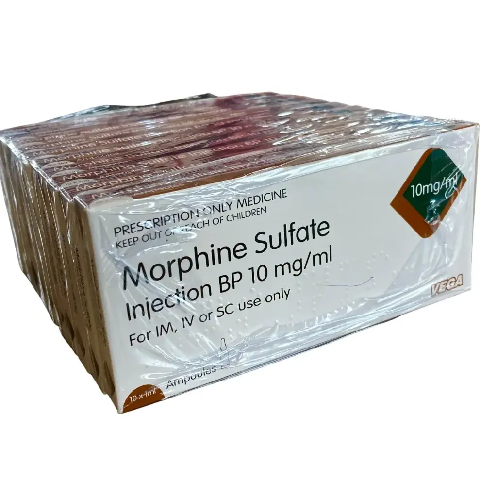 MORPHINE INJ 10's VEGA UK