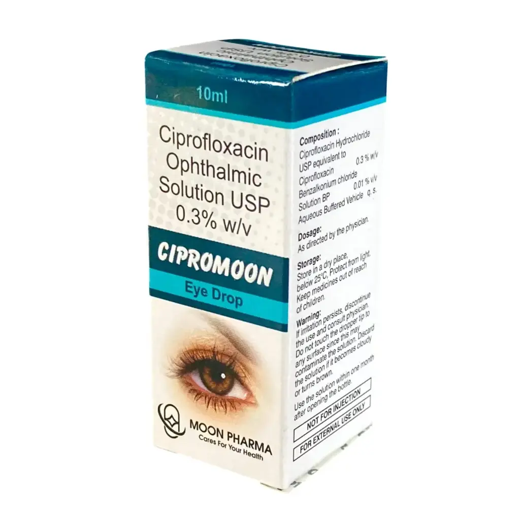 CIPROMOON EYE DROP 10ML(Ciprofloxacin)