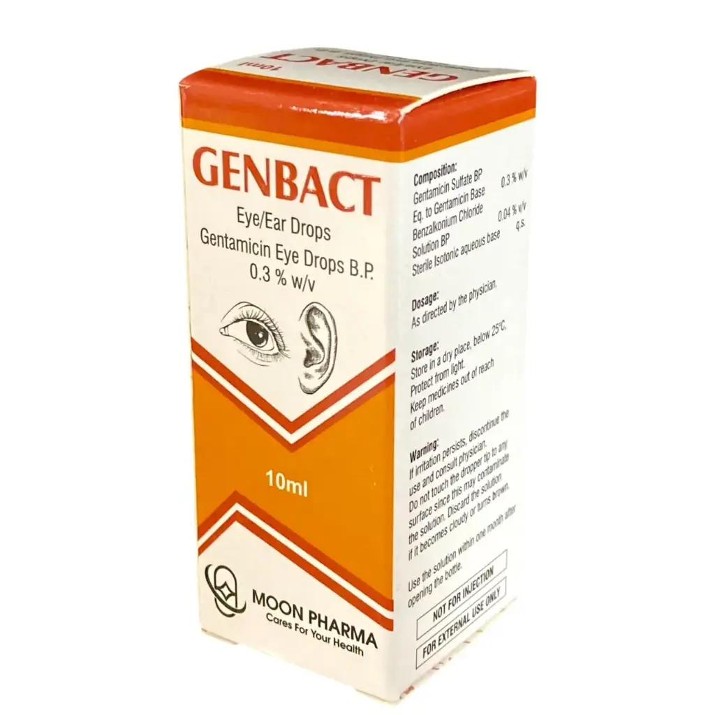 GENBACT EYE/EAR DROP 10ML(Gentamicin)