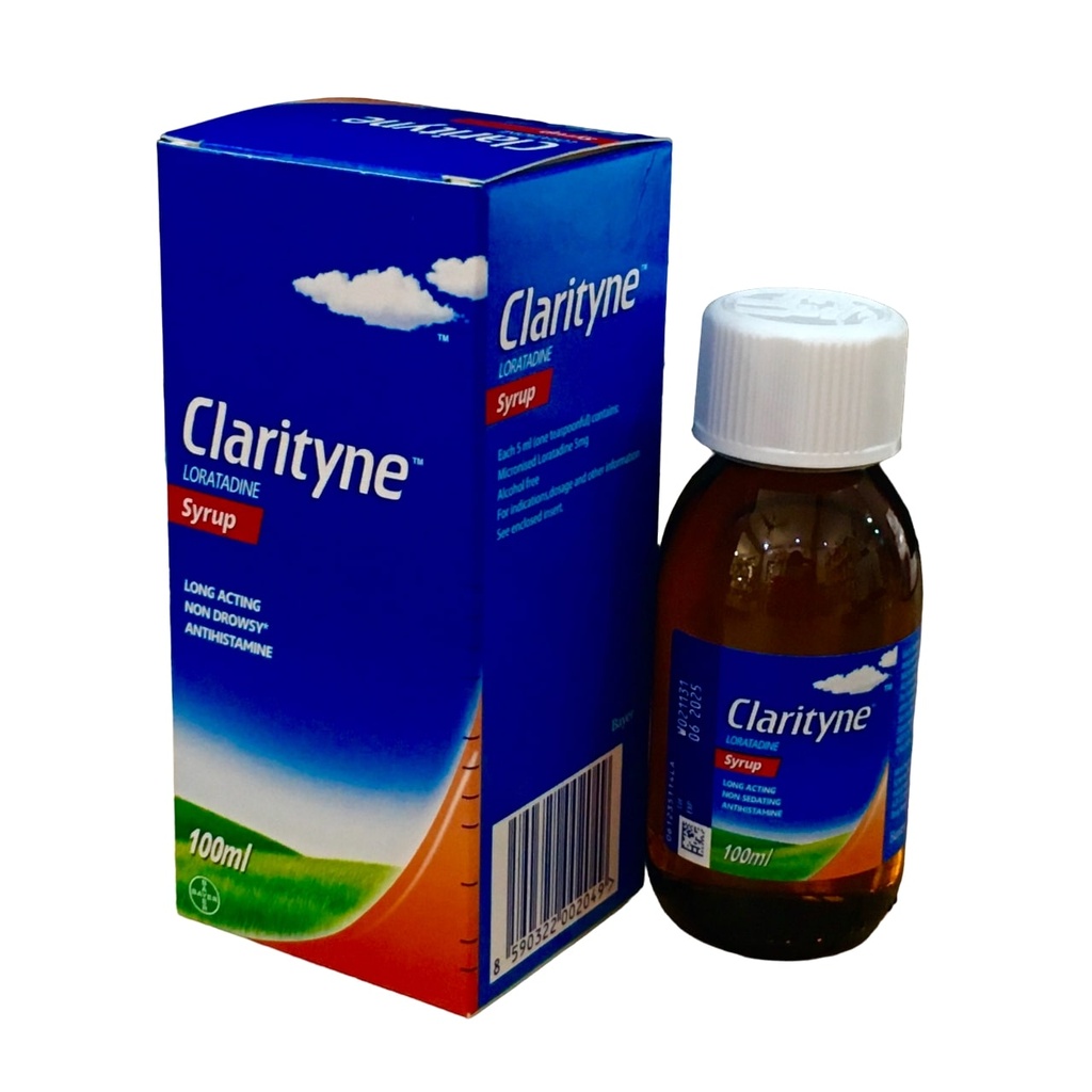 CLARITYNE SYR 100ML (Loratidine)