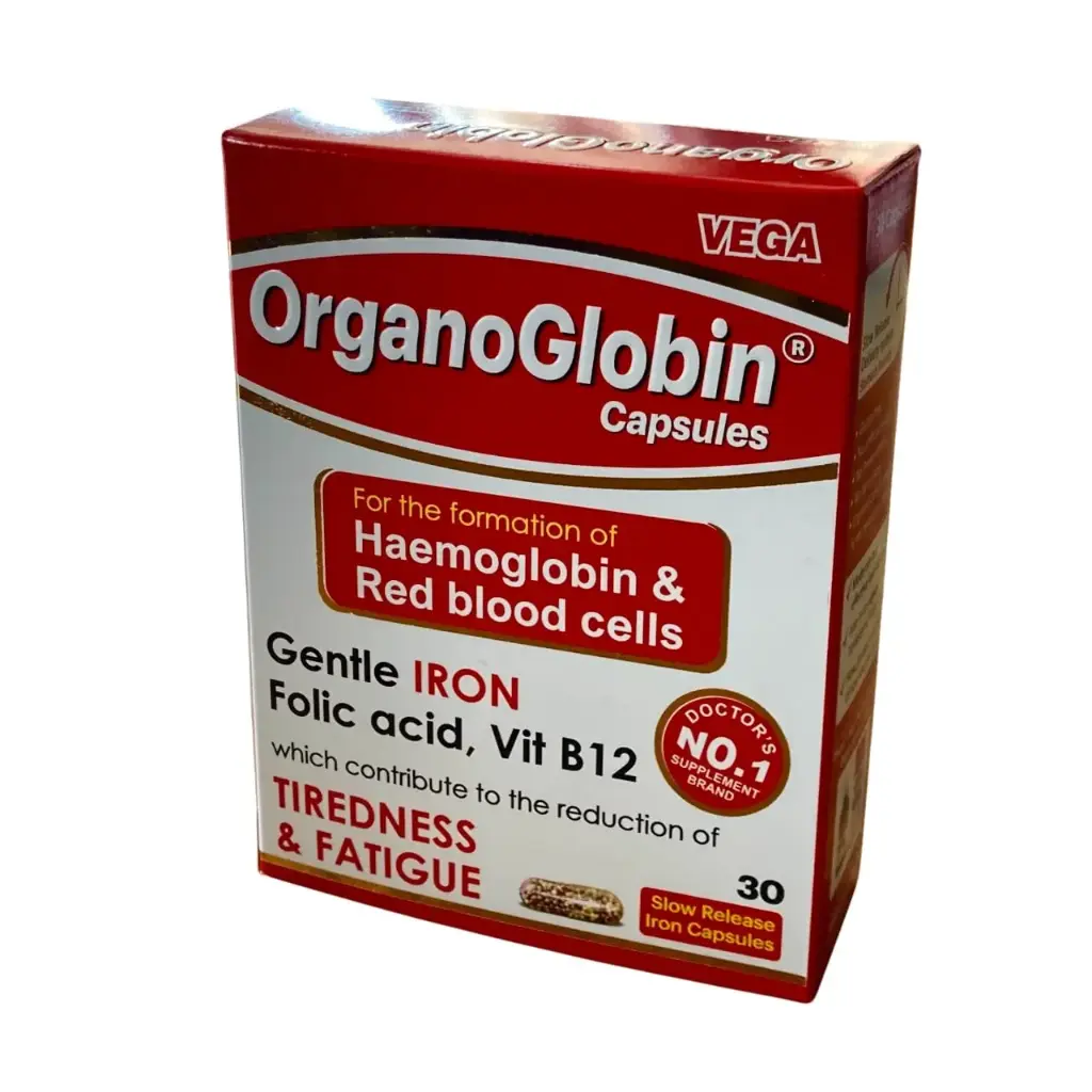 ORGANOGLOBIN CAPSULES 30'S VEGA UK