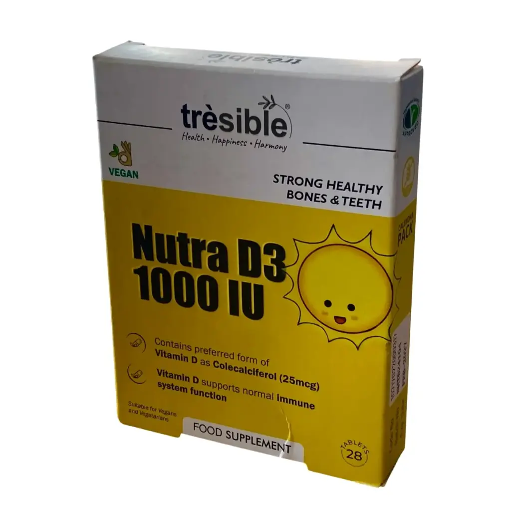 TRESIBLE NUTRA D3 1000I.U 30'S