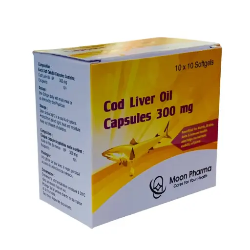 [MPG-36] COD LIVER OIL CAPS 300MG 100'S(Moon)