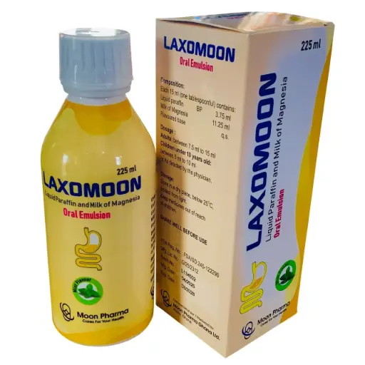 [MPG-74] LAXOMOON EMULSION 225ML (Liquid Paraffin and Milk of Magnesia)